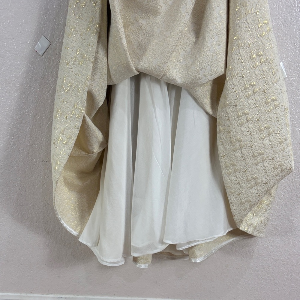 Bognar and Piccolini Bognar Blue,Size XS,Elegant Cream Maxi Skirt - Picture 8 of 17